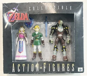 NEW 1998 LEGEND OF ZELDA OCARINA OF TIME N64 COLLECTIBLE ACTION FIGURES - Picture 1 of 4