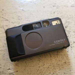 【JUNK】Only Console - Contax T2 Titan Black 35mm Point & Shoot Film Camera F/S - Picture 1 of 4