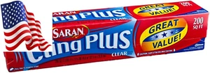 Cling plus Plastic Wrap, 200 Sq Ft, 1 Count (Pack of 1) - Picture 1 of 12