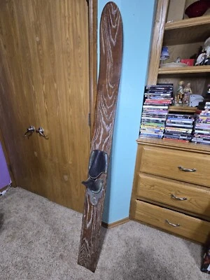 Vintage 69 Inch Wood Water Ski  - Image 1 of 4