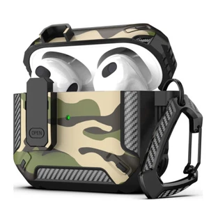 Porte-clés de Protection Antichoc Armure Serrure pour AirPods 4ème/3ème/2ème/1ère Pro1/2 Gén - Photo 1 sur 32