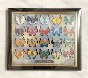 Pokemon Collezione Spille Vivillon 20 Tipi Set Completo Con Cornice - Foto 1 di 9
