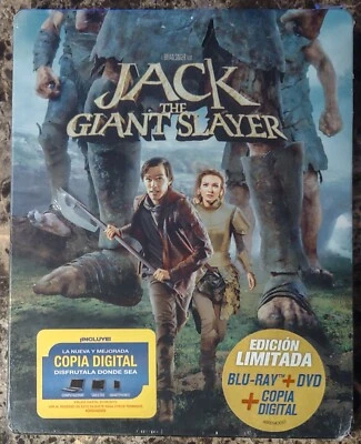 NEW Jack the Giant Slayer Blu-ray + DVD 2013 2-Disc Set Steelbook Mexico Import - Image 1 of 2