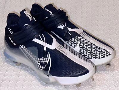 Botines de béisbol Nike Force Zoom Trout 7 con púas de metal blanco marino para hombre 8 10 11 12 Foto 1 de 4