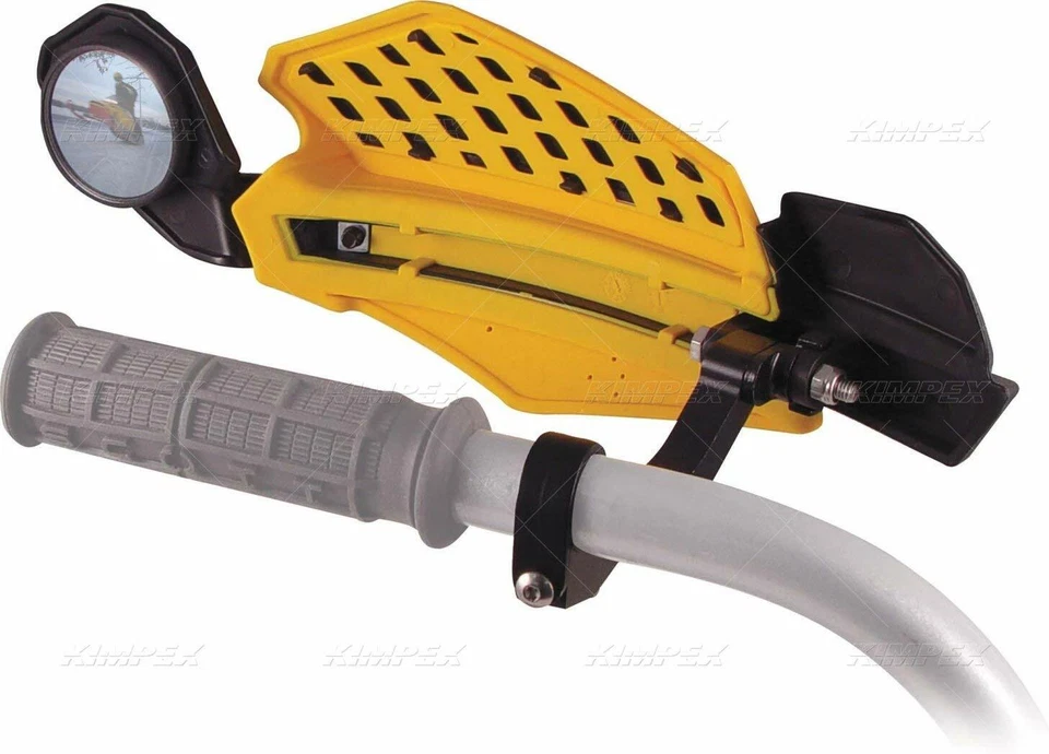 SNOWMOBILE MOTORCYCLE ATV ADD ON MIRROR SET Powermadd 34289 HANDGUARD SET x 2 - Image 1 of 4