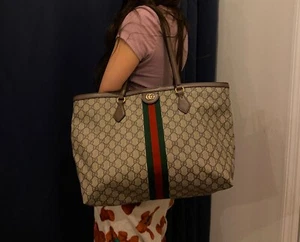 GUCCI OPHIDIA LARGE TOTE BAG - Picture 1 of 4