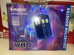 MTG Universes Beyond: Doctor Who Collector Booster Sealed Pack New Unopened