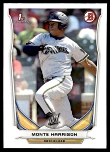 2014 1st Bowman Draft Picks Monte Harrison #DP48 - Picture 1 of 2