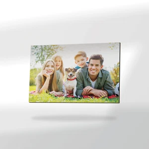 Personalised A5 Landscape Canvas Style Print Metal Photo Image Wall Art Gift - Picture 1 of 3