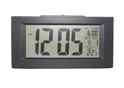 Digitaluhr Wecker Digitalwecker Reisewecker Tischuhr mit Nachtsensor (Uhr820S) - Bild 1 von 4
