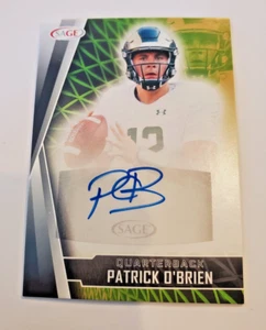 2022 SAGE Auto Autograph Black A-PO Patrick O'Brien - Picture 1 of 2