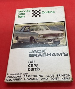 1968 Ford Cortina MKII Service Your Own Car 20 Car Care Cards Jack Brabham's