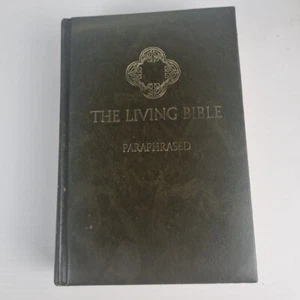 The Living Bible Paraphrased 1973 Tyndale House Faux Leather Hardcover - Picture 1 of 10