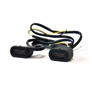Motorcycle Storehouse LED Front Turn Signals Black for Harley-Davidson 577090 - Picture 1 of 2