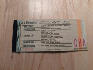 1968 vtg Disneyland adult ticket coupon book booklet original old Disney 1960s - Picture 1 of 8
