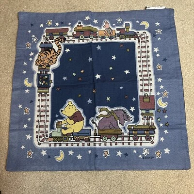 Disney Winnie The Pooh Wall Hanging  Pooh Train Blue Crown Crafts Rare - Image 1 of 4