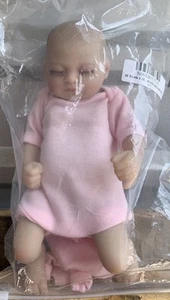 Reborn Baby Silicone Doll life like NPK Pinky NewBorn GF-7057#M 10" Girl NEW - Picture 1 of 3