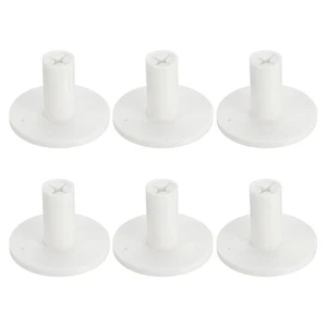 6Pcs Rubber Golf Tee 1.4" Golf Tees Training Driving Range Tee White - Picture 1 of 6