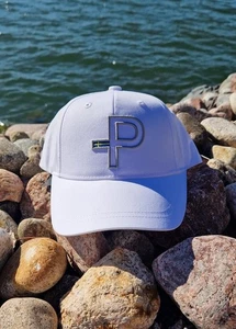 PELLE P  smart trendy white  Baseball Sports Cap Hat Fully adjustable Golf boats - Picture 1 of 2