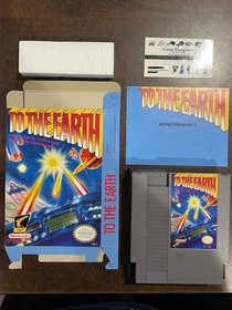 To the Earth Nintendo NES Complete CIB - MINTY!!