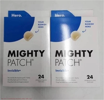 2 PACK ! Hero Cosmetics Mighty Patch Invisible + Acne Patches - 24ct EXP 11/27 - Image 1 of 3