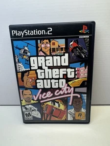 Grand Theft Auto Vice City GTA - Sony PlayStation 2 - PS2 - mit Handbuch und Karte - Bild 1 von 3