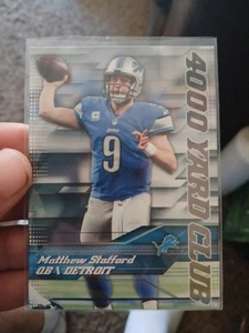 2014 Topps Fußball Matthew Stafford 4000 Yard Club - Bild 1 von 2