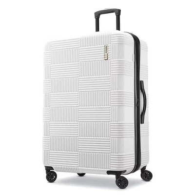 American Tourister Large Checked Luggage Suitcase 28" Hardside Spinner 8-Wheel - Image 1 of 4