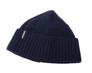Sombrero para hombre PATAGONIA TALLA ÚNICA azul marino mezcla de lana logotipo gorro - Imagen 1 de 8