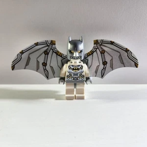 LEGO Space Batman Minifigure 76025 Super Heroes DC Silver Bruce Wayne Minifig - Picture 1 of 6