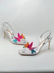 Sophia Webster Vanessa Embellished Butterfly Slingback Sandals size 38 - Picture 1 of 13