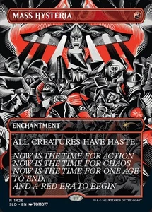 [MTG] Mass Hysteria (Foil) (Vitrina) (1426) (SLD) CASI NUEVO - Imagen 1 de 1