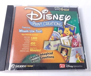 SIERRA Disney Print Creations Collection Featuring Winnie the POOH - Windows PC - Imagen 1 de 4