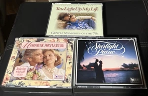 3- CD Sets You Light Up My Life 70’s, Mood Music. Starlight Piano - Imagen 1 de 7