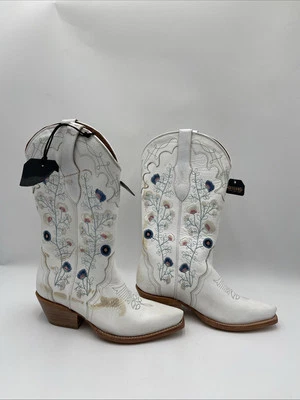 Shyanne Women's Fleur Western Boots White/Multicolor Size 7 - Image 1 of 4