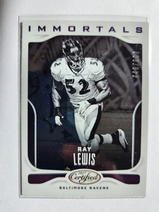 2017 Panini Certified - Immortals Ray Lewis #130 serial #'d 448 /999 - Picture 1 of 2