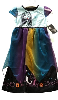 Nightmare Before Christmas Sally Girls Tulle Nightgown Dress Up Gown S (6/6X) - Image 1 of 4