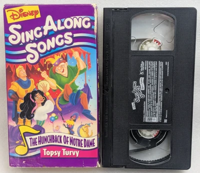 Disneys Sing Along Songs Topsy Turvy (VHS, 1996, Slipsleeve) - Image 1 of 4