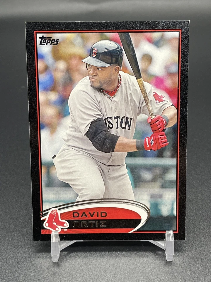 David Ortiz 2012 Topps  Black  # 21/61 Boston Red Sox Rare  - Image 1 of 2