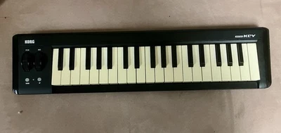 Korg microKEY 37 Key USB MIDI Keyboard Controller Tested One Issue - Image 1 of 4