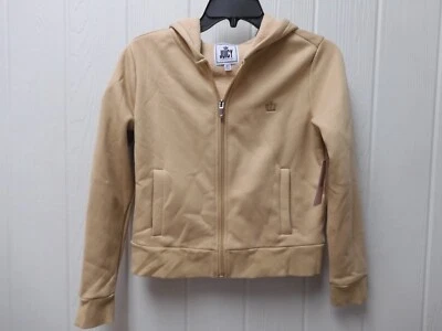 Sudadera con capucha Juicy by Juicy Couture marrón claro cremallera completa para mujer talla S Foto 1 de 4