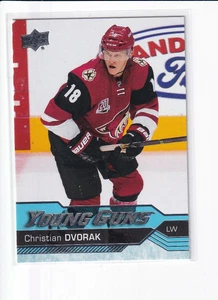 2016-17 CHRISTIAN DVORAK UPPER DECK SERIES ONE YOUNG GUNS ROOKIE RC #235 - Picture 1 of 2