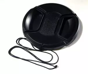 52MM CENTRE PINCH AND GRIP LENS CAP & CAP KEEPER CORD - Picture 1 of 1