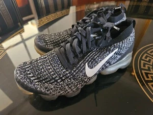 Nike Air Vapormax Flyknit 3 scarpe da corsa nero bianco Oreo uomo 6 uk 40 euro - Foto 1 di 5