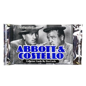 Vintage 1996 Abbott and Costello Trading Cards ONE PACK TV Movie Comedy Pack