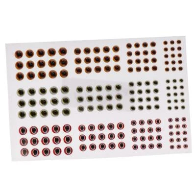 Lotto di 180pcs occhi esche esche artificiali realistici accessori fai da te - Immagine 1 di 4