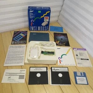 NOS IMSI MOUSE Bus Version (1991) - 3 Button PC Mouse with Bus Card & Mouse Pad - Picture 1 of 22