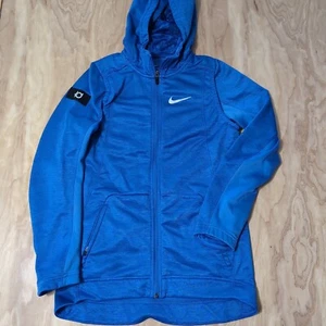 NIKE KD Boys Kids Hoodie size XL Zip Pockets Blue - Picture 1 of 5