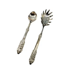 Cuchara tenedor de ensalada con plato de plata GSA de colección cuchara para helado - Imagen 1 de 18