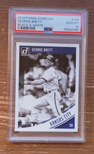 2018 Panini Donruss #120 George Brett Black & White PSA 10 (C)